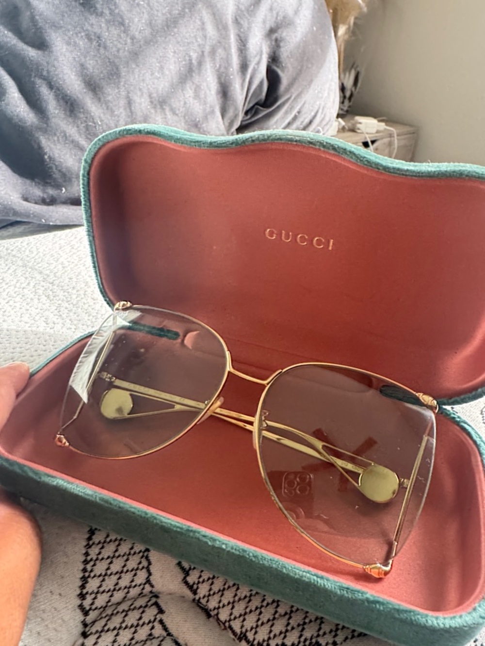 Gucci GG0252S Butterfly Shades.